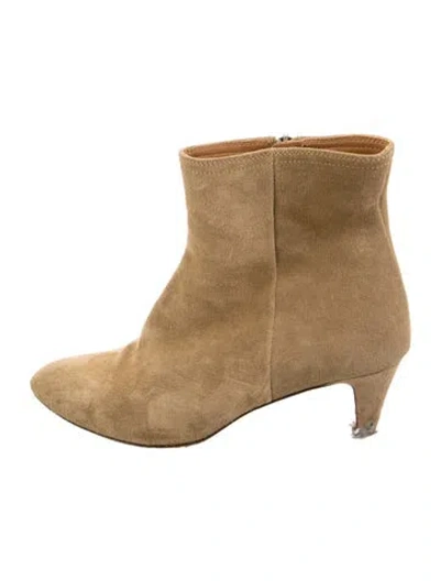 Pre-owned Isabel Marant Suede Boots In Neutral