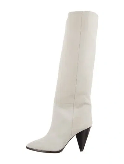 Pre-owned Isabel Marant Suede Boots In Neutrals