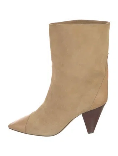 Pre-owned Isabel Marant Suede Boots In Neutrals