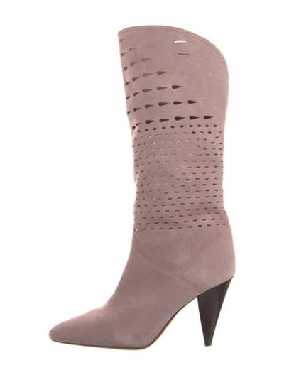 Pre-owned Isabel Marant Suede Boots In Pink