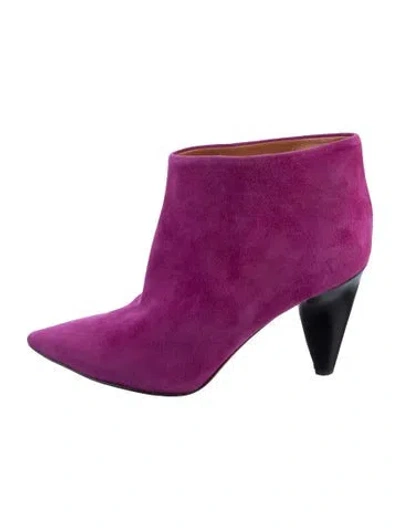 Pre-owned Isabel Marant Suede Boots In Purple