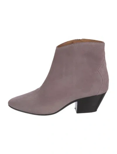Pre-owned Isabel Marant Suede Boots In Red