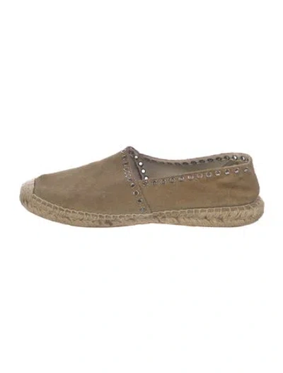 Pre-owned Isabel Marant Suede Braided Accents Espadrilles In Neutral