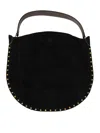 Isabel Marant Oskan Hobo Soft Gz Shoulder Bag In Black