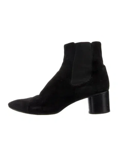 Pre-owned Isabel Marant Suede Chelsea Boots In Black