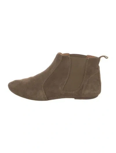 Pre-owned Isabel Marant Suede Chelsea Boots In Brown