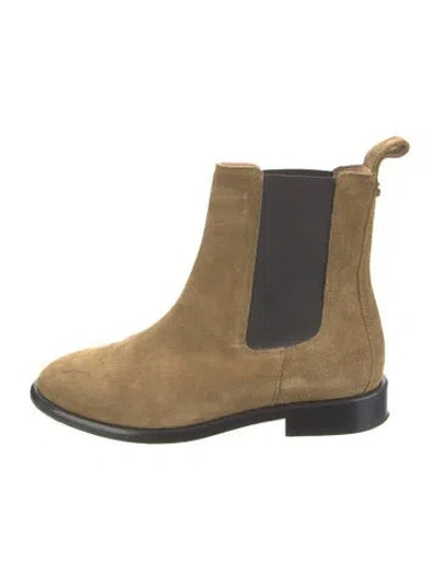 Pre-owned Isabel Marant Suede Chelsea Boots In Neutral