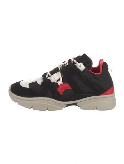 Pre-owned Isabel Marant Suede Chunky Sneakers In Black