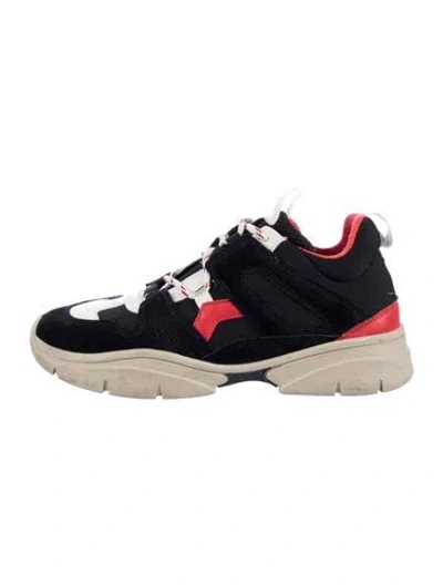 Pre-owned Isabel Marant Suede Chunky Sneakers In Blue