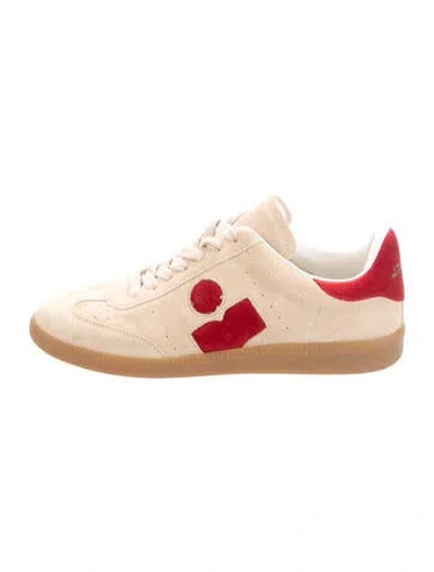 Pre-owned Isabel Marant Suede Colorblock Pattern Athletic Sneakers In Neutrals