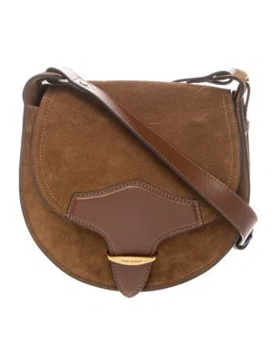 Pre-owned Isabel Marant Suede Crossbody Bag In Brown