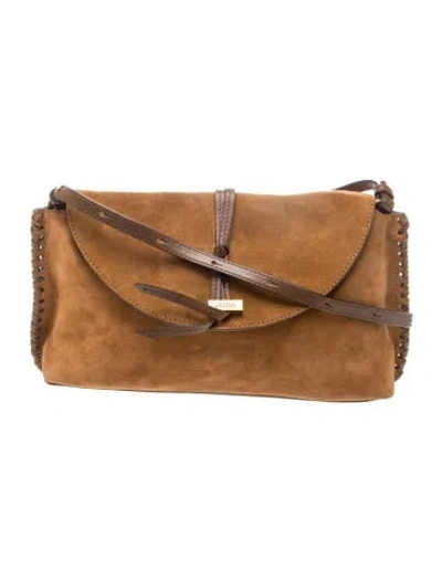Pre-owned Isabel Marant Suede Crossbody Bag In Brown