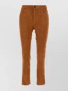Isabel Marant Suede Back-pockets Trousers In Brown