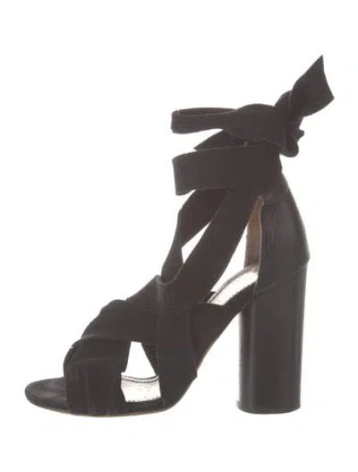 Pre-owned Isabel Marant Suede Gladiator Sandals In Brown