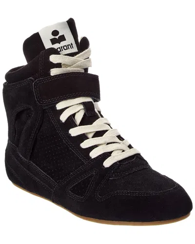 Isabel Marant Suede High-top Sneaker In Black