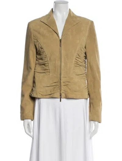 Pre-owned Isabel Marant Suede Jacket In Neutral