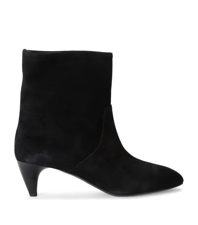 Isabel Marant Suede Jiry Ankle Boots 55 In Multi