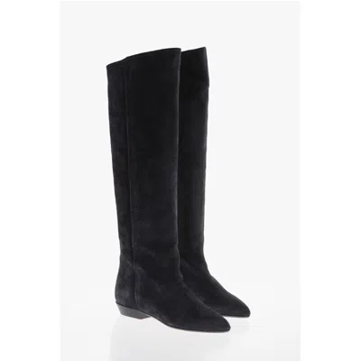 Isabel Marant Suede Knee-lenght City Boots
