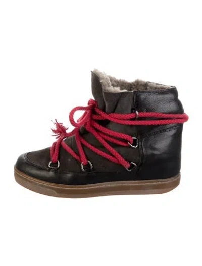 Pre-owned Isabel Marant Suede Lace-up Boots In Brown