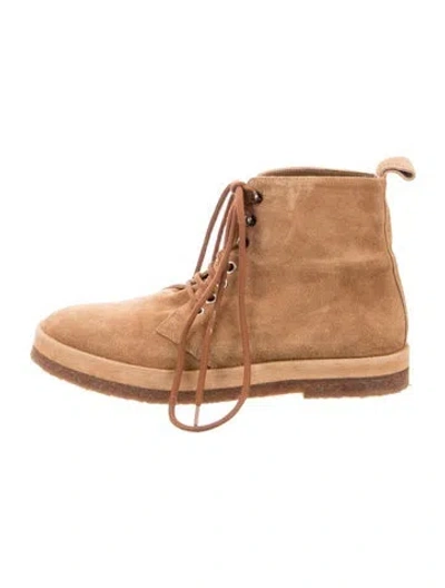 Pre-owned Isabel Marant Suede Lace-up Boots In Brown