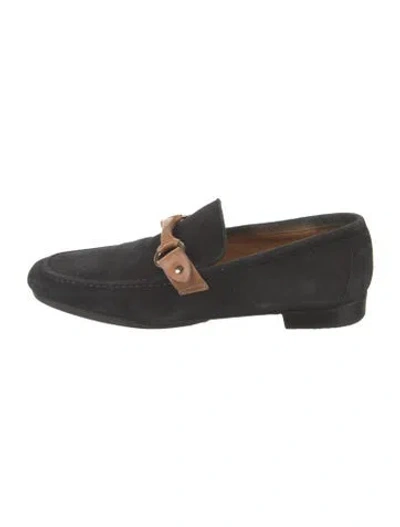 Pre-owned Isabel Marant Suede Loafers In Black