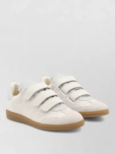 Isabel Marant Beth Mixed Leather Triple-grip Sneakers In Multi