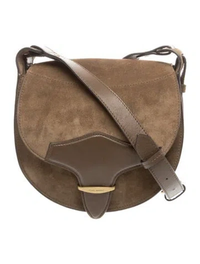 Pre-owned Isabel Marant Suede Messenger Bag In Brown
