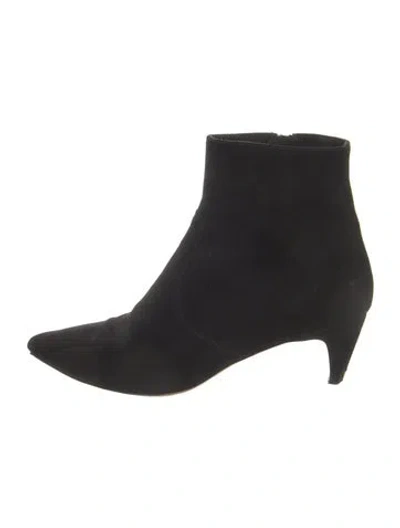 Pre-owned Isabel Marant Suede Mules In Black
