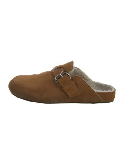 Pre-owned Isabel Marant Suede Mules In Brown