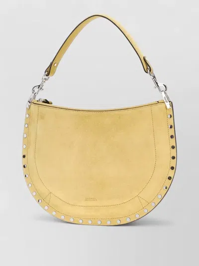 Isabel Marant Suede Oskan Shoulder Clutch Bag
