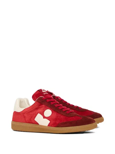 ISABEL MARANT SUEDE PANELLED SNEAKERS