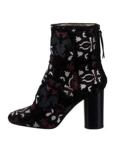 Pre-owned Isabel Marant Suede Patterned Boots In Multi