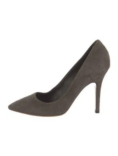 Pre-owned Isabel Marant Suede Pumps In Green