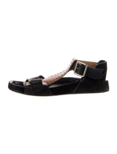 Pre-owned Isabel Marant Suede Sandals In Black