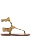 Isabel Marant Suede Sandals In Brown