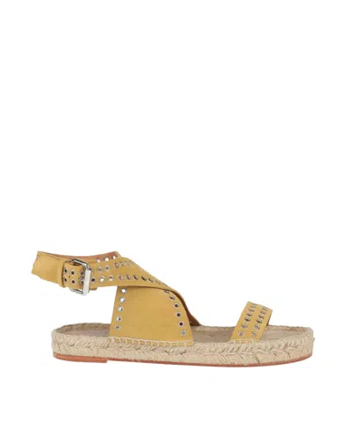 Isabel Marant Suede Sandals In Orange