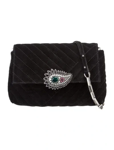 Pre-owned Isabel Marant Suede Shoulder Bag In Black