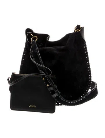 Pre-owned Isabel Marant Suede Shoulder Bag In Black