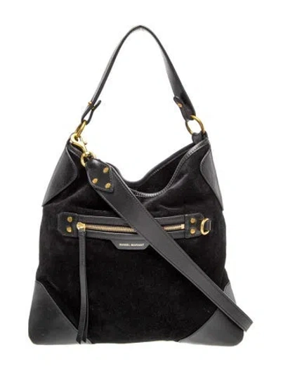 Pre-owned Isabel Marant Suede Shoulder Bag In Black