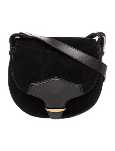 Pre-owned Isabel Marant Suede Shoulder Bag In Black