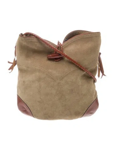 Pre-owned Isabel Marant Suede Shoulder Bag In Green