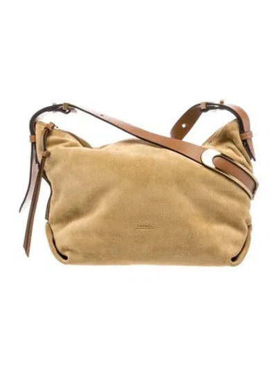 Pre-owned Isabel Marant Suede Shoulder Bag In Neutrals