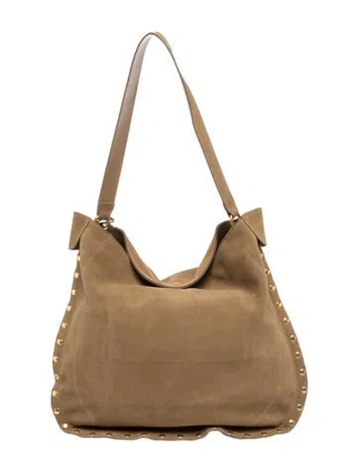 Pre-owned Isabel Marant Suede Shoulder Bag In Neutrals