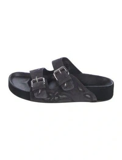 Pre-owned Isabel Marant Suede Slides In Multi