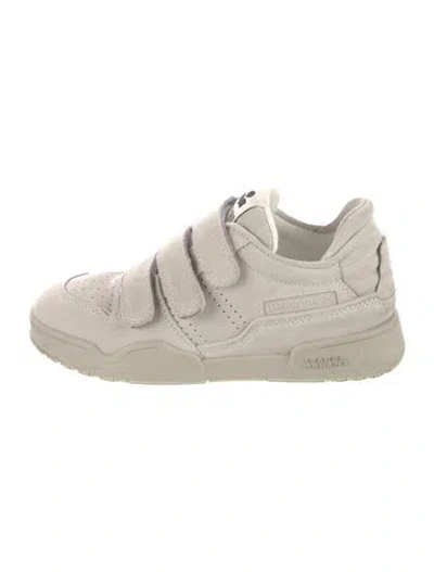 Pre-owned Isabel Marant Suede Sneakers In Neutral