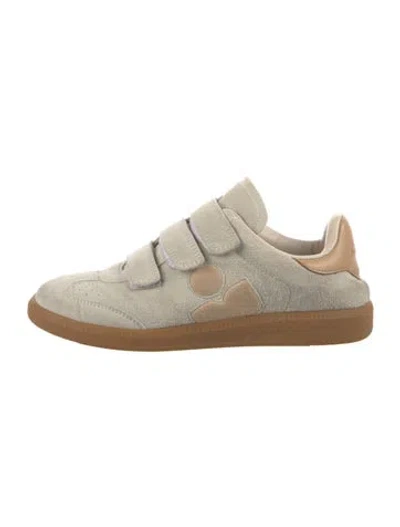 Pre-owned Isabel Marant Suede Sneakers In Neutral