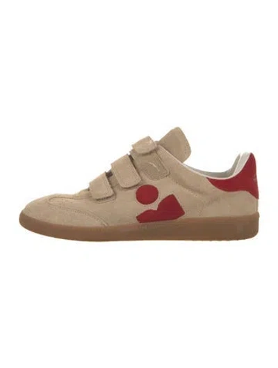 Pre-owned Isabel Marant Suede Sneakers In Neutral