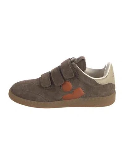 Pre-owned Isabel Marant Suede Sneakers In Neutral