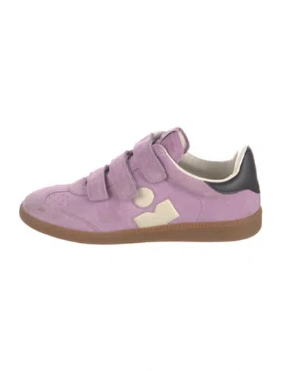 Pre-owned Isabel Marant Suede Sneakers In Purple