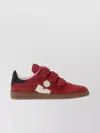 Isabel Marant Suede Sneakers With Rubber Sole And Contrast Heel Tab In Multi